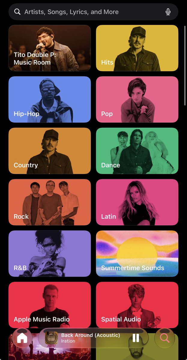 IllusionsGuy's tweet photo. @UseCider That brings up something like this *picture attached is from iOS but it’s the same options on Cider*

I just cant seem to find my created playlists. https://t.co/lV0hp1lvmi