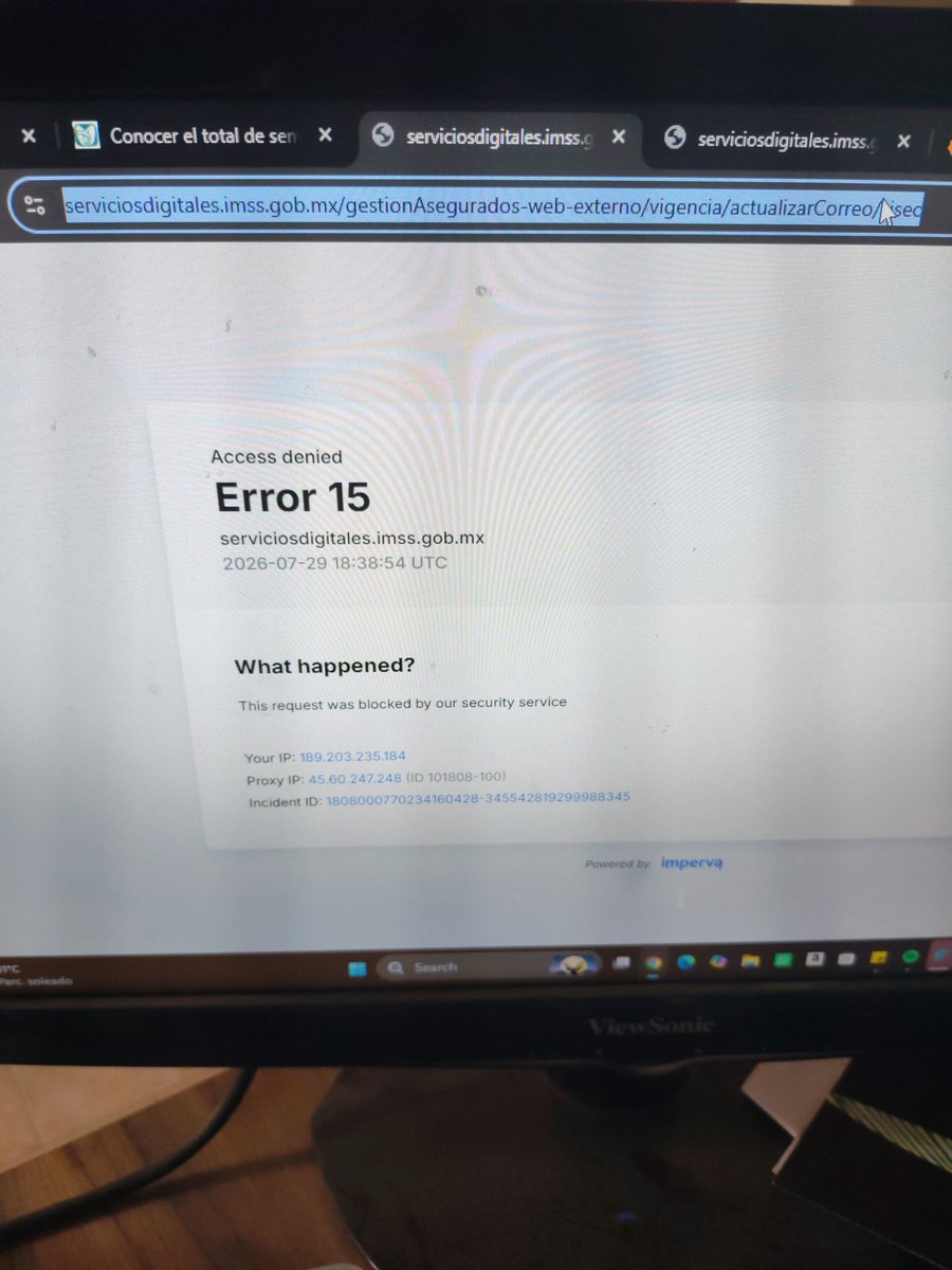 VictorH_____'s tweet photo. @Tu_IMSS 
Su maldito sistema estupido para solicitar trámites que te vincula correos a cada maldito trámite, no funciona . https://t.co/0LMhrUIsuE
