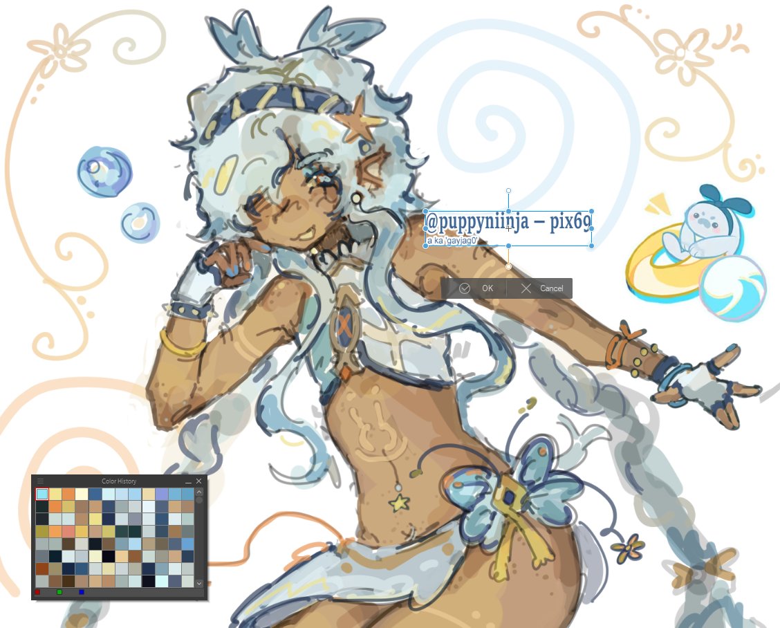 gayjag0's tweet photo. i love their design it's very blue ! #mualani #genshin_art https://t.co/e98dUE5hqk