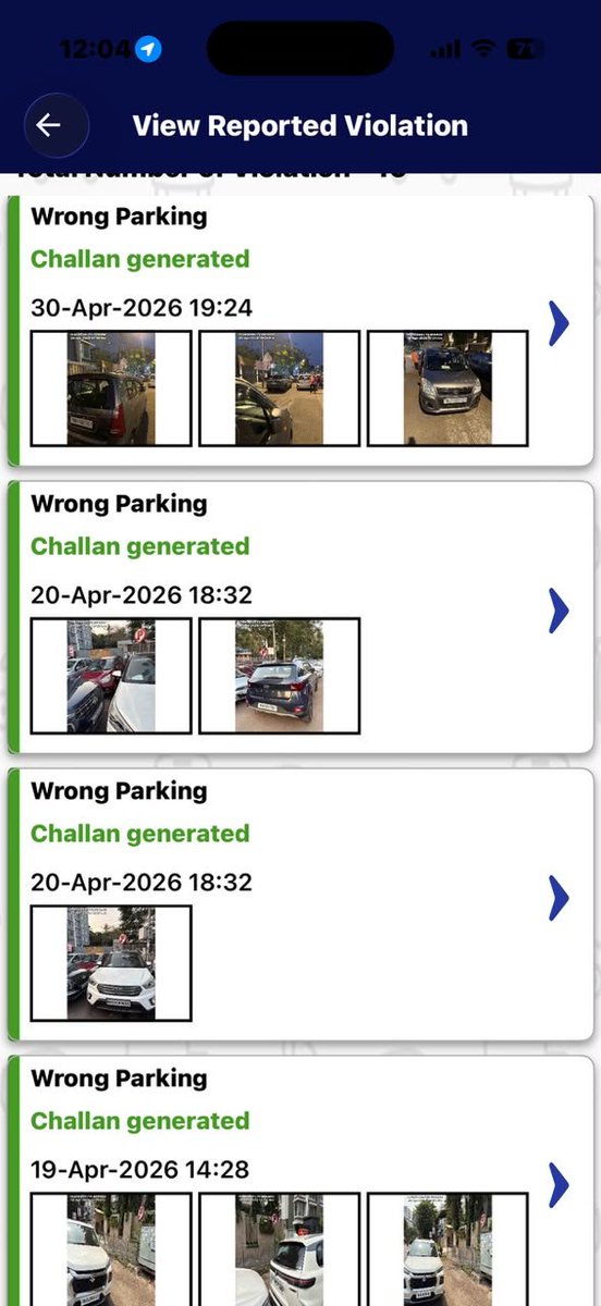 only_ashu's tweet photo. @MTPHereToHelp This isn't a one-time issue. These screenshots show a documented history spanning months &amp; beyond.For months, challans have done nothing to stop this commercial encroachment. Physical towing is the ONLY solution! @MTPHereToHelp @CPMumbaiPolice @Dev_Fadnavis @mid_day https://t.co/lFaOeATSTU