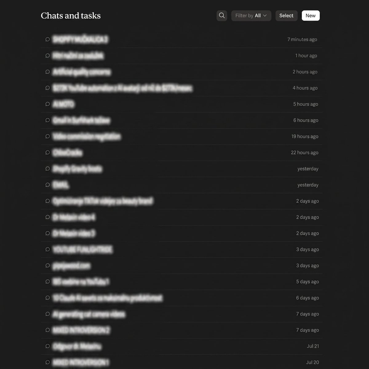 savewithluna's tweet photo. Please @ClaudeDevs @claudeai, chat management needs a serious upgrade.

Renaming chats isn't enough when you use Claude daily. I can't find a context from 3 days ago &amp; search is useless.

We desperately need tags, folders, or proper semantic search! 😩 

Example is image 2. https://t.co/8IsZBRCgZs