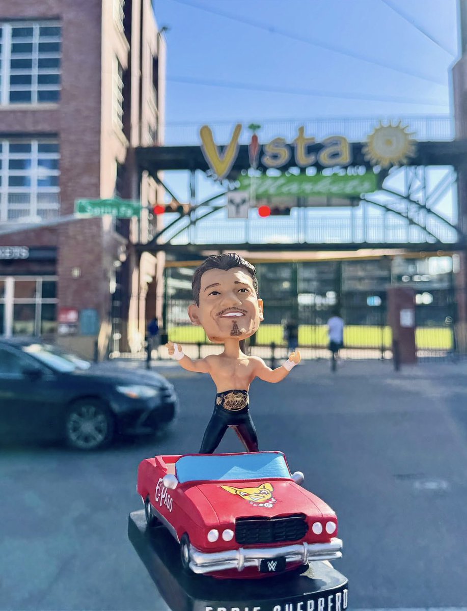 FadeAwayMedia's tweet photo. The San Diego Padres AAA Baseball Affiliate the El Paso Chihuahuas are officially hosting Eddie Guerrero bobble head night 🔥 https://t.co/WUFxyfoU0w