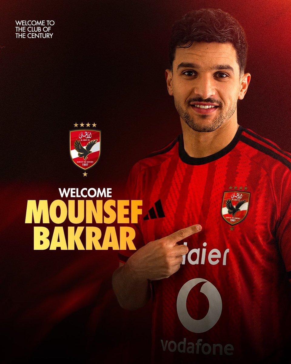 El_Gazar's tweet photo. 🟥 منصف بقرار بعد انضمامه للأهلي

⭐ الانتقال للأهلي شرف كبير.. فهو نادٍ ينافس على جميع البطولات.

🗣️ الحسين عموتة أقنعني بالمشروع الفني والخطة الهجومية للفريق.

💪 هدفي هو المساهمة في حصد الألقاب مع الأهلي.❤️ https://t.co/nAlTCqDxSm