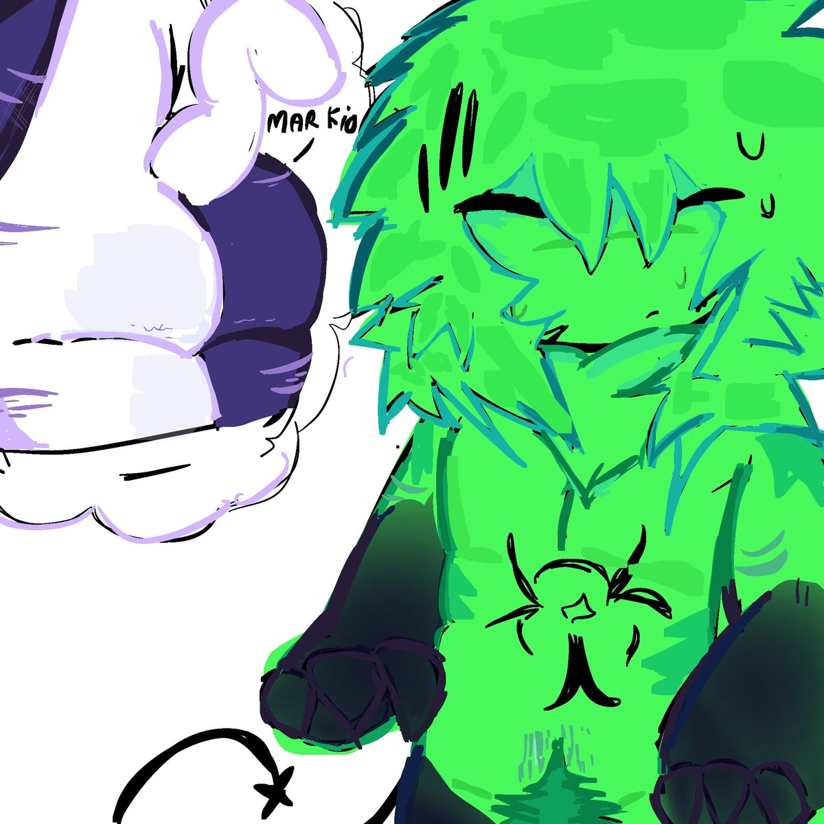 Markchan346's tweet photo. POR AHORA SOLO TERMINE ESTE😭😭 #OC #Drawing #NSFW https://t.co/uz4Hfttq8n