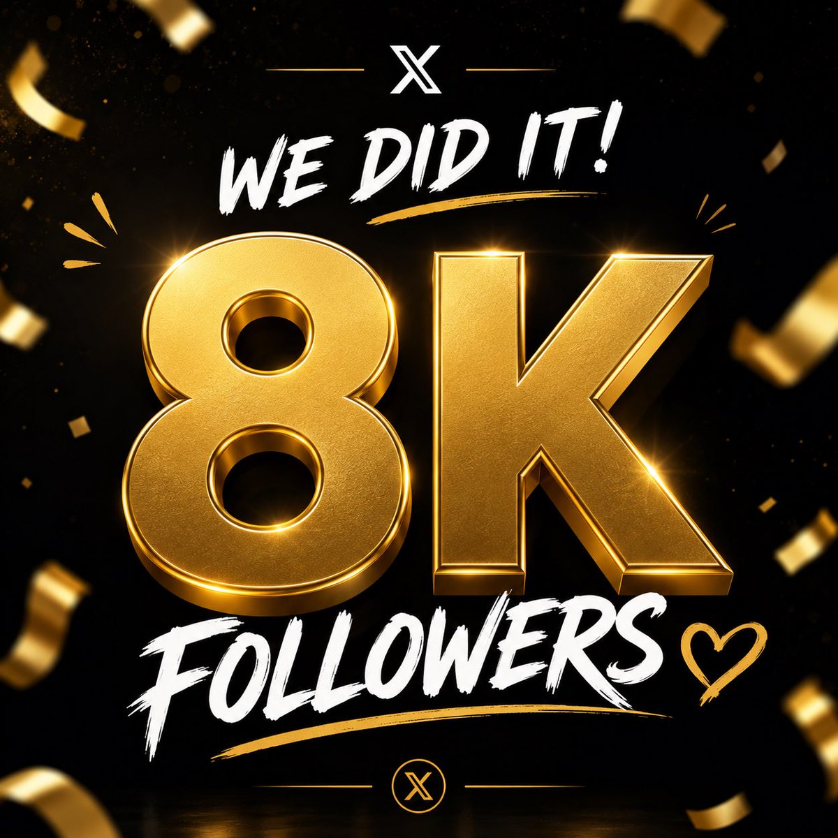 alhajitequila's tweet photo. Thank you for being part of this journey. We started with an idea, and together we’ve built an amazing community. Here’s to bigger conversations, better content.

Thank you for 8K. We did it. 🙏🏽🩶 https://t.co/1Z3MHcSEDl