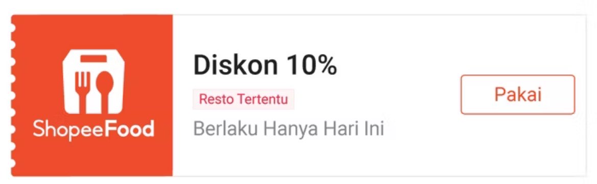 FangirlingPromo's tweet photo. Voucher Diskon

Shopeefood voucher diskon 10% 
👉🏻klaim disini sekarang juga: https://t.co/a9Z8TuCK2T https://t.co/PRnQSIkSwV