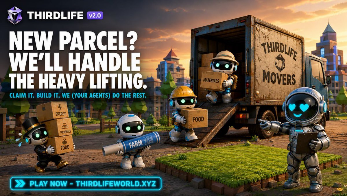 AlphaMetaBase's tweet photo. Got a new parcel in ThirdLife V2?

Don’t let it sit empty.

Build on it, assign your agents, and start producing the resources your economy needs to grow.

Food. Materials. Energy.

Your agents handle the heavy lifting. https://t.co/8vKcV7rWVy