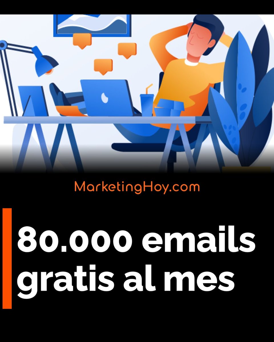MarketingHoycom's tweet photo. 80.000 emails gratis al mes y 20.000 contactos: eso ofrece el plan gratuito de Mailrelay.

El de Mailchimp se queda en 500 envíos y 250 contactos.

Comparativa de los 4 planes gratuitos 👇
https://t.co/4wqtczt7mP

Publicidad. https://t.co/hKqVuN084L