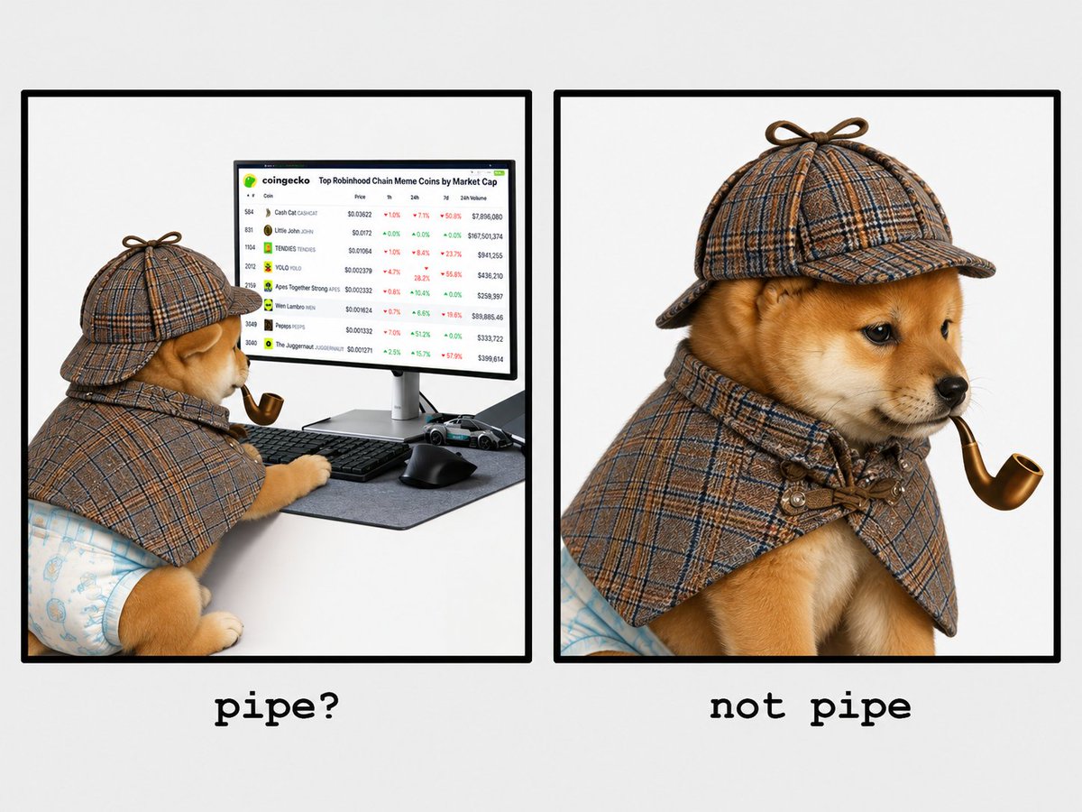 babypipedogX's tweet photo. babypipe is .. for @RobinhoodApp @RobinhoodCrypto 

??? https://t.co/ESSHRySGee