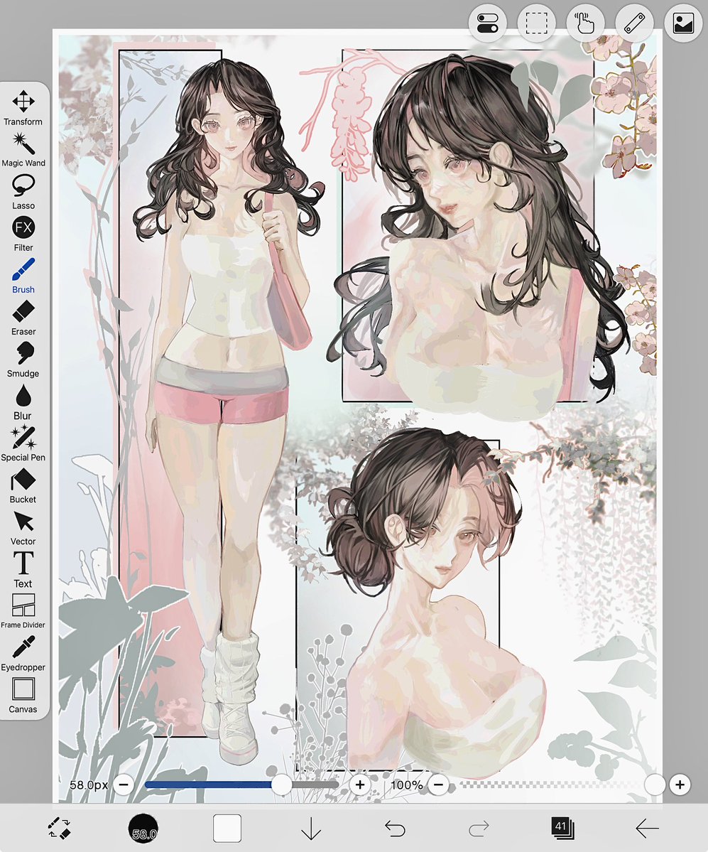 iyakujo's tweet photo. @ibisPaint #charactersheet #commission https://t.co/54r6qw2G8u