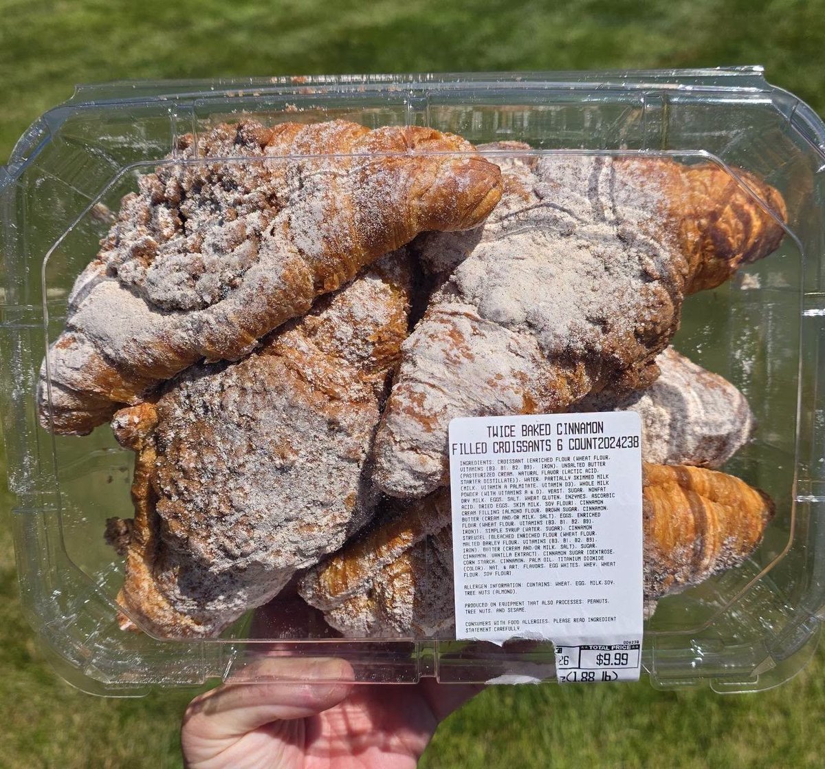 snackolator's tweet photo. Costco has new Cinnamon FILLED Croissants and these are DIABOLICAL - they're like Churro Croissants and when heated up for a few seconds are unreal! 🥐🤤

Have you tried these yet? Costco is dangerous with these bakery drops! https://t.co/xwUa8Agwwd