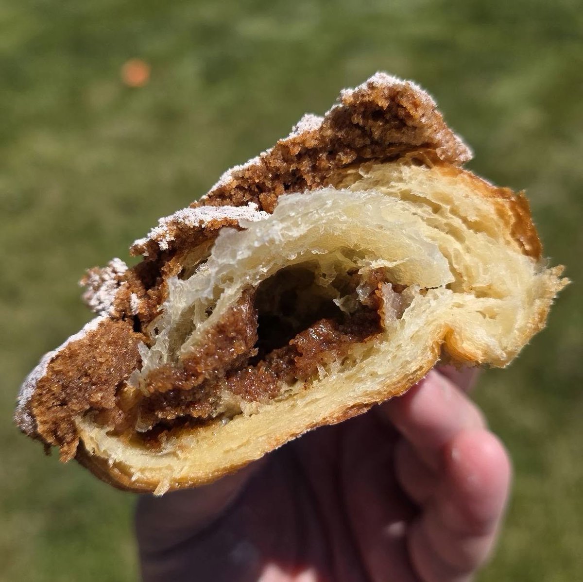 snackolator's tweet photo. Costco has new Cinnamon FILLED Croissants and these are DIABOLICAL - they're like Churro Croissants and when heated up for a few seconds are unreal! 🥐🤤

Have you tried these yet? Costco is dangerous with these bakery drops! https://t.co/xwUa8Agwwd