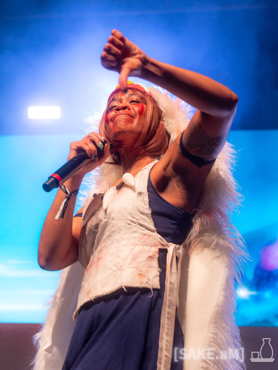 SAKEandMIYAZAKI's tweet photo. This shot of @TiaCorine at ATLanimeFest last year is still one of the hardest I’ve ever taken https://t.co/rjYNm3xK3r