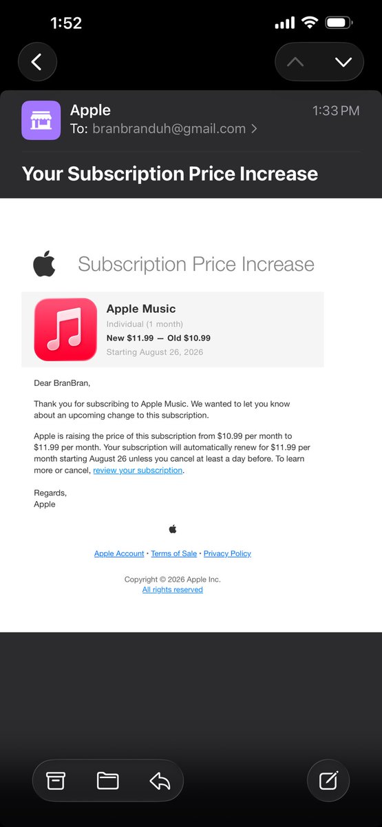 iToldHarpo's tweet photo. Apple……. IKYFL…… not TF again!???!!! 🙄 https://t.co/8FangpYGkX