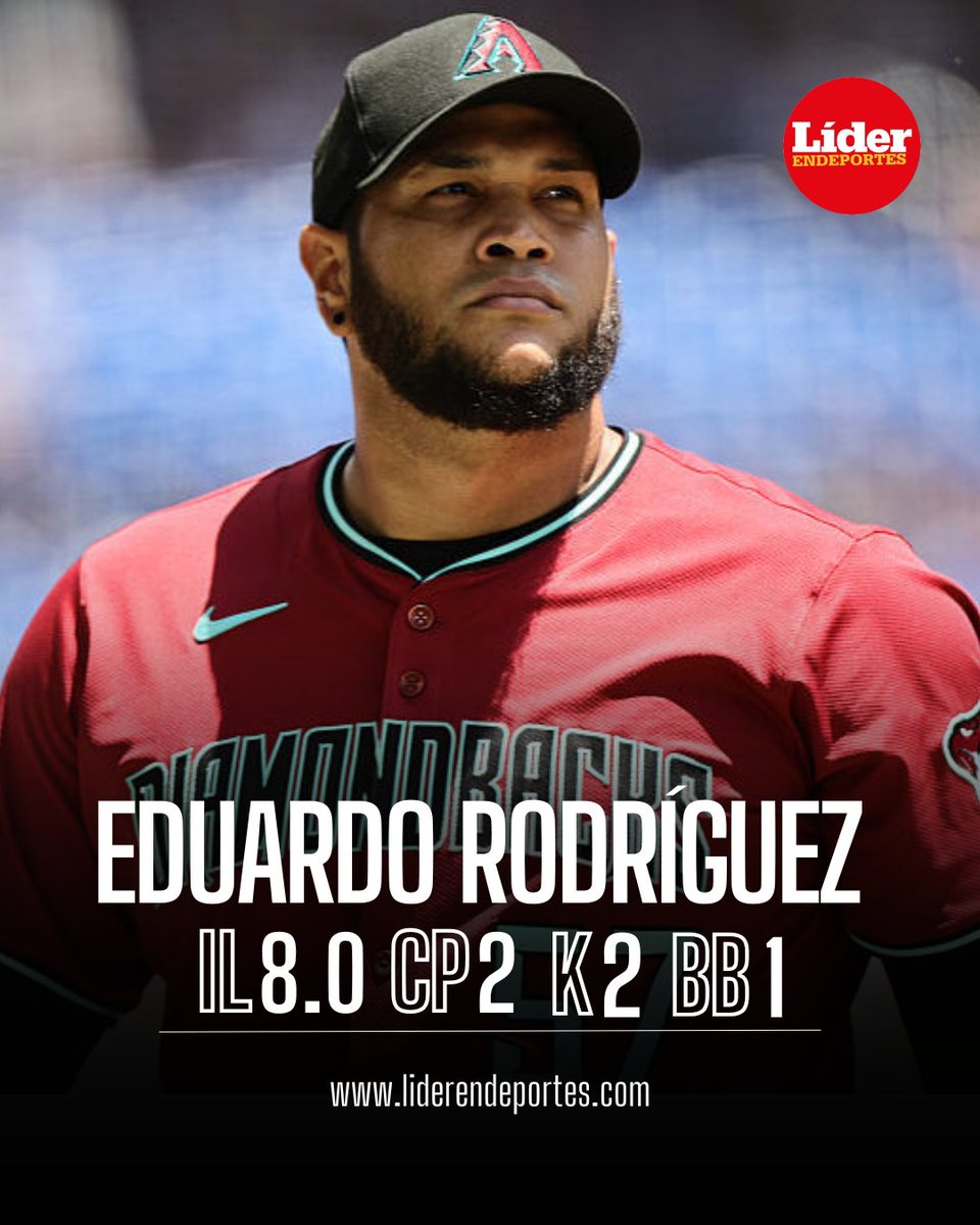 LiderEsDeporte's tweet photo. ¡E-ROD!

Esta fue la espectacular salida de Eduardo Rodríguez ante  los Piratas, para conseguir su décima victoria de la campaña.

#ArizonaDbacks #EROD #Liderendeportes https://t.co/eej49nJdt7