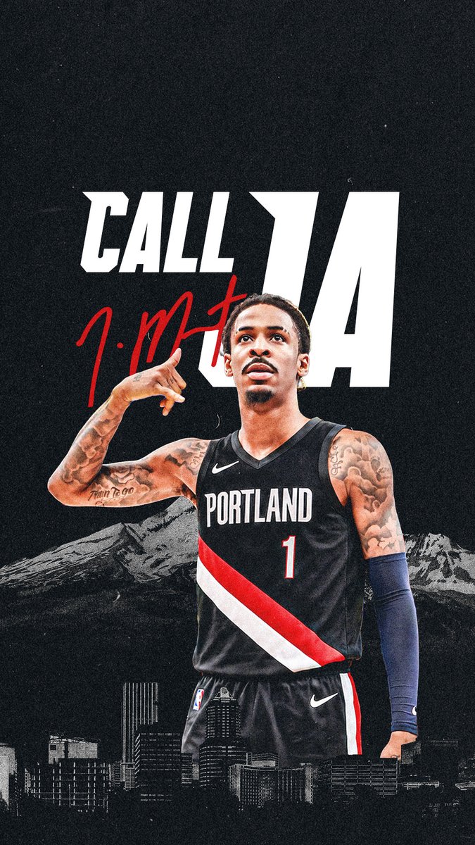 trailblazers's tweet photo. new wallpapers for you just dropped 👀

#CallJa 📞 https://t.co/aDyrR1p6D2