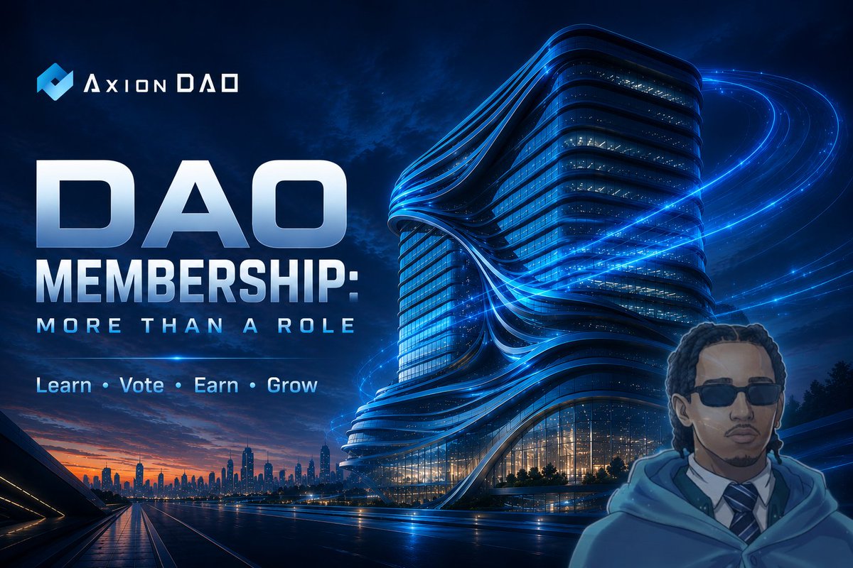 shieldeego_'s tweet photo. Did you know❓
DAO membership in Axion DAO is more than just a role.
It gives community members the opportunity to participate in governance, vote on proposals, and help shape the future of the ecosystem.
The best ideas don't always come from a small team, they come from an engaged community with the power to contribute.
As @axion_network continues to evolve, community governance isn't just a feature. It's one of the foundations we're building on.