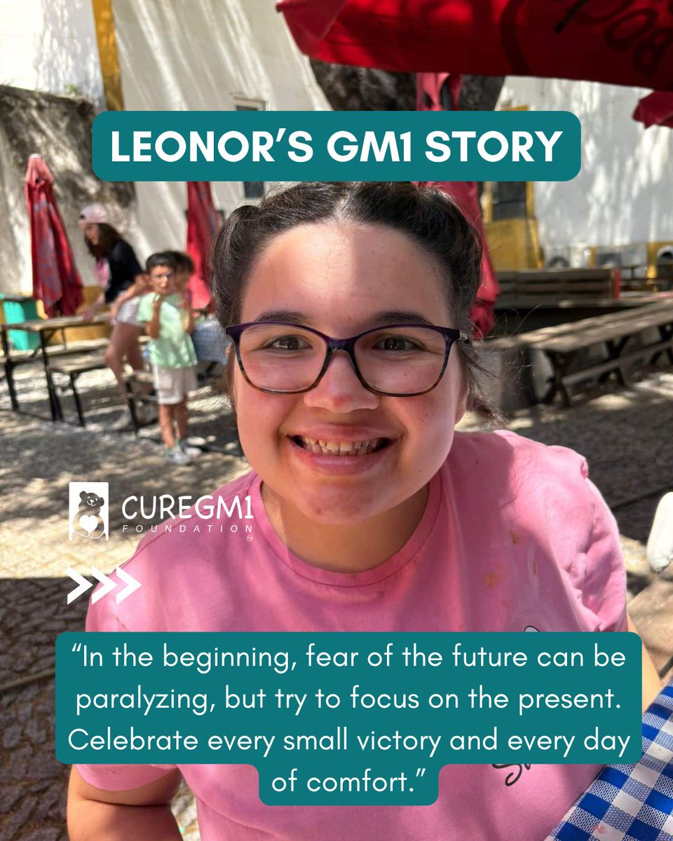 curegm1's tweet photo. Back in 2019, we shared the story of Leonor, who was diagnosed with GM1 at age 9. Below, her mother shares an update on how Leonor is doing seven years later.
READ: https://t.co/404Ex8Wnw7
#curegm1 #advocacy https://t.co/1Q0OkJ9cBK