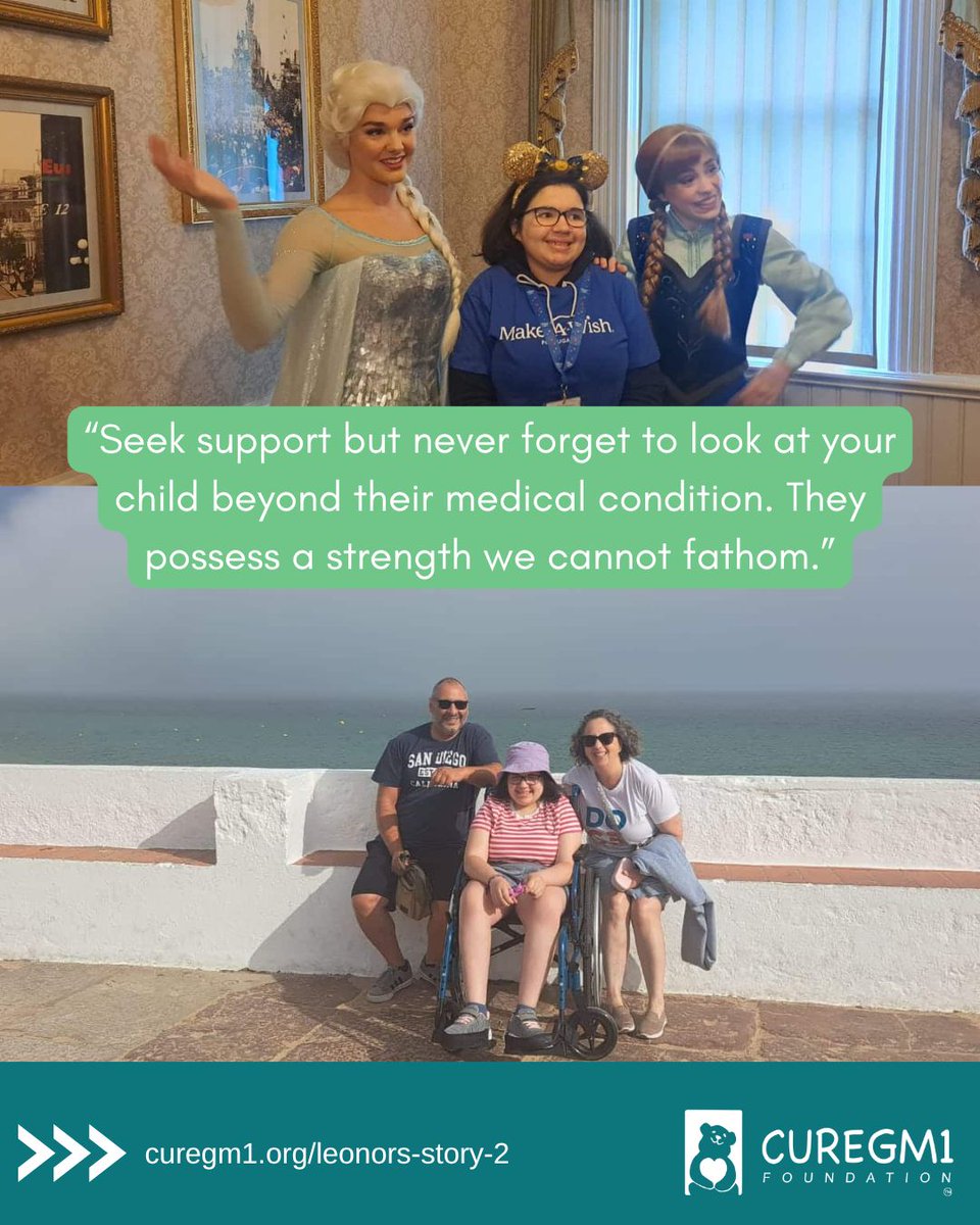 curegm1's tweet photo. Back in 2019, we shared the story of Leonor, who was diagnosed with GM1 at age 9. Below, her mother shares an update on how Leonor is doing seven years later.
READ: https://t.co/404Ex8Wnw7
#curegm1 #advocacy https://t.co/1Q0OkJ9cBK