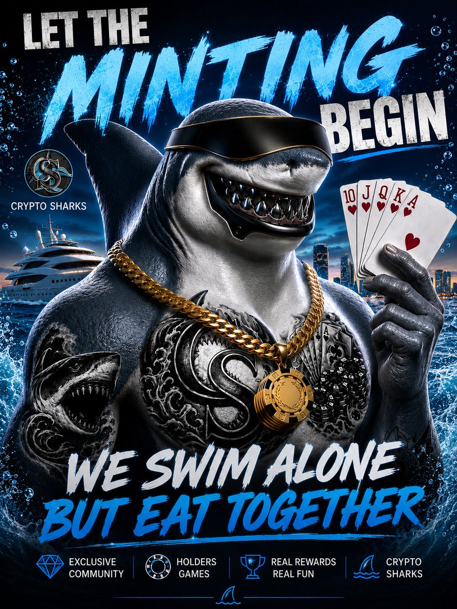 CryptoSharksID's tweet photo. 🚨 **GAME 12 IS HERE & THINGS ARE HEATING UP!** 🚨
We are rolling into **Game 12** of the **Crypto Sharks 8-Week Series** this Sunday, and it’s time to STEP IT UP! 🦈🔥
We are down to the final stretch—just a few more weeks left before this epic series comes to a close and **one lucky holder walks away with a Little Pudge!** 🐧👑 Every point counts right now, so bring your A-game!

 🎁 SPECIAL SHOUTOUT TO OUR RAIDERS
To everyone holding down the fort, retweeting, sharing, and bringing new energy into the community—I've got a **huge surprise drop** waiting for you. Check the Discord for full details on what’s coming your way! 🤫⚡

🎙️ JOIN THE TWITTER SPACE THIS SUNDAY
Don't miss a single play, the banter, or the live updates.

 * 📌 **Step 1:** Set your reminders using the Twitter Space link below!
 * 📌 **Step 2:** Join the Discord to lock in your Raider surprises.
 * 📌 **Step 3:** Bring the heat this Sunday!
 **Set your reminders for the Twitter Space here:** 
👇🏽👇🏽👇🏽👇🏽👇🏽👇🏽👇🏽👇🏽👇🏽
https://t.co/oqxtpbmTgT