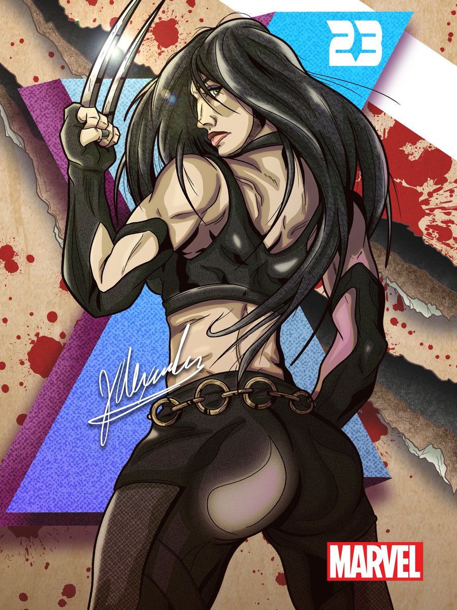 j3_customz's tweet photo. Marvel been making some big moves lately.  This is one of the badass females and one of my favorite X-Men characters: X23. #marvel #xmen #x23 #comics #fanart #wolverine #art 

Side note: Can’t wait for Tokon to drop smile 😀 https://t.co/HFc9KzBSLa