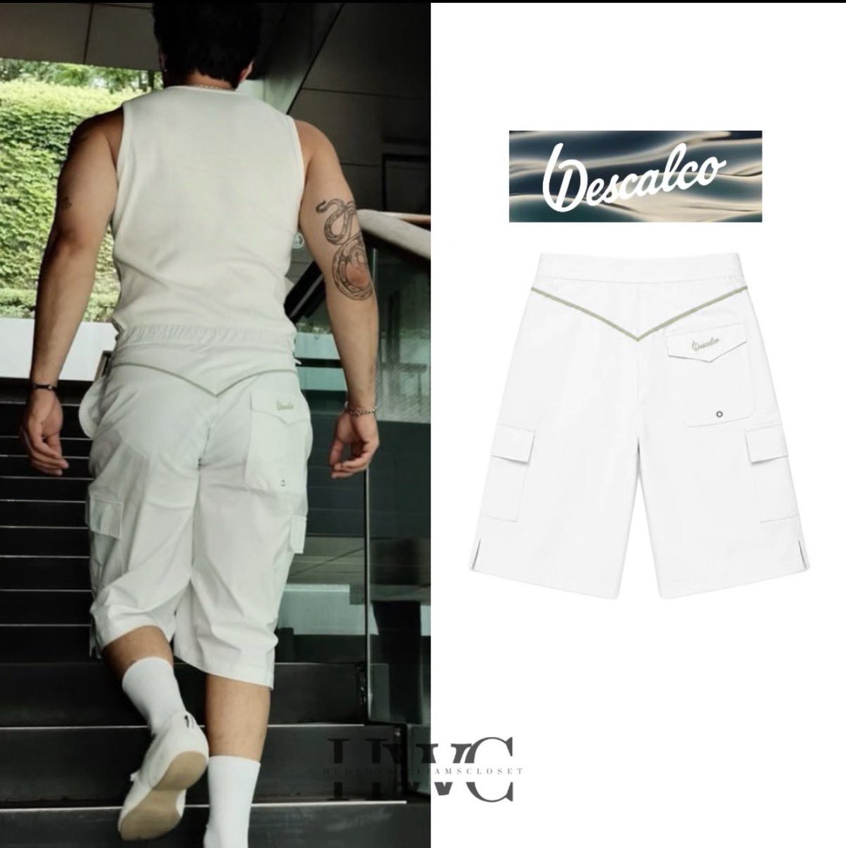 hwcloset's tweet photo. Descalco, designer of the white shorts, is due to launch globally mid-August, but they heard you might be interested in buying some new shorts……

The Descalco Bermuda Short ($275), as seen on Hudson Williams, are available NOW - shop it here: 
https://t.co/0Uv9lsfWcX https://t.co/8IVgNun15H