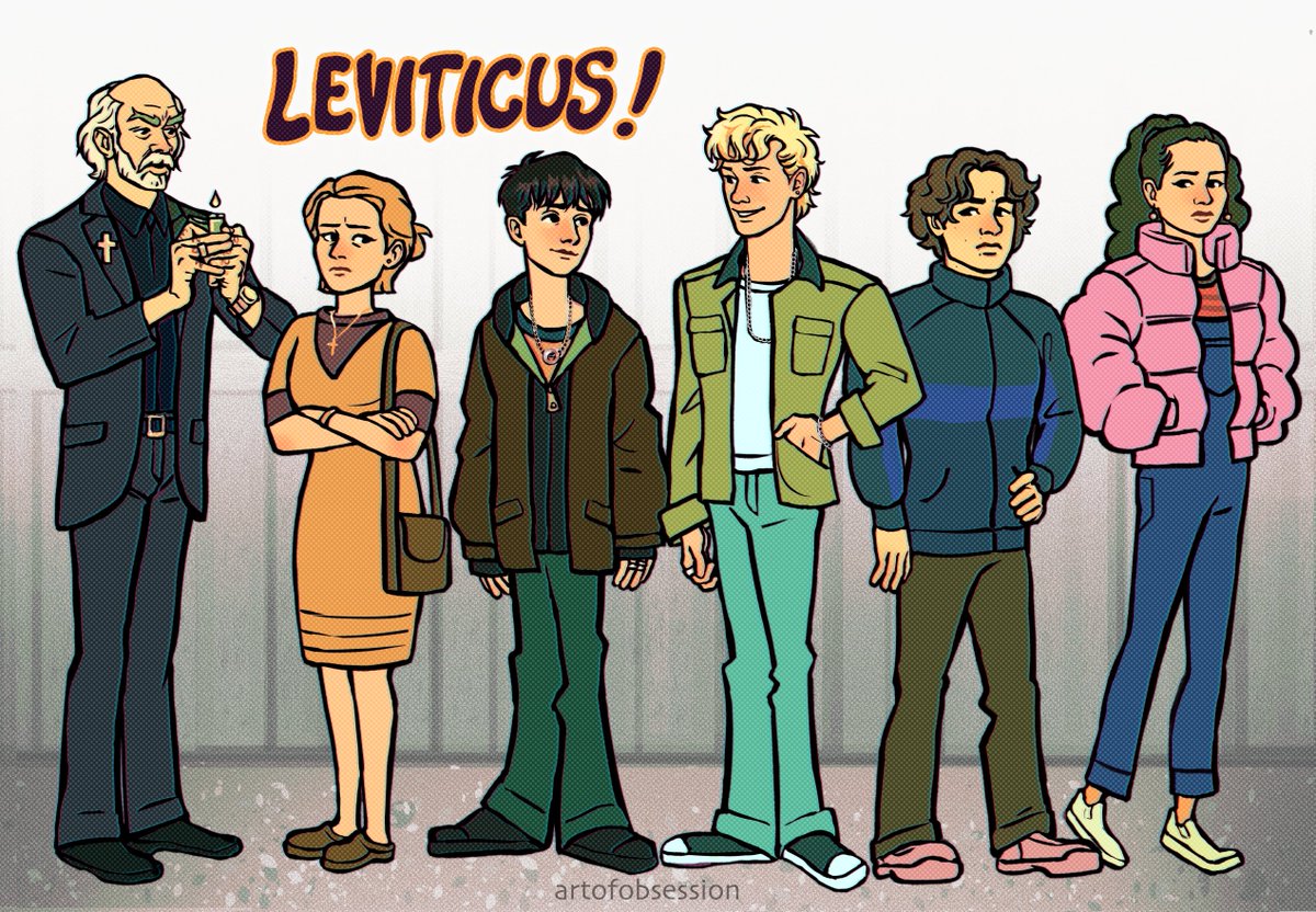 artofobsessions's tweet photo. We're gonna solve that mystery! 
--
🔍 
#Leviticus characters w Scooby Doo! style inspo #leviticustwt #ryanaim https://t.co/pehNfGJr6C