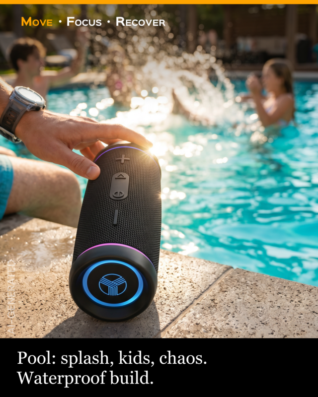 treblabsound's tweet photo. Pool - splashes. Beach - sand and waves. Backyard - unexpected rain.
HD77 waterproof. Deep bass that cuts through wind and water. π¦
Battery that outlasts the day. No careful handling. Just music wherever you are.
#TREBLAB #MoveWithTreblab #HD77 #Waterproof #SummerSound https://t.co/q71MsupJQz