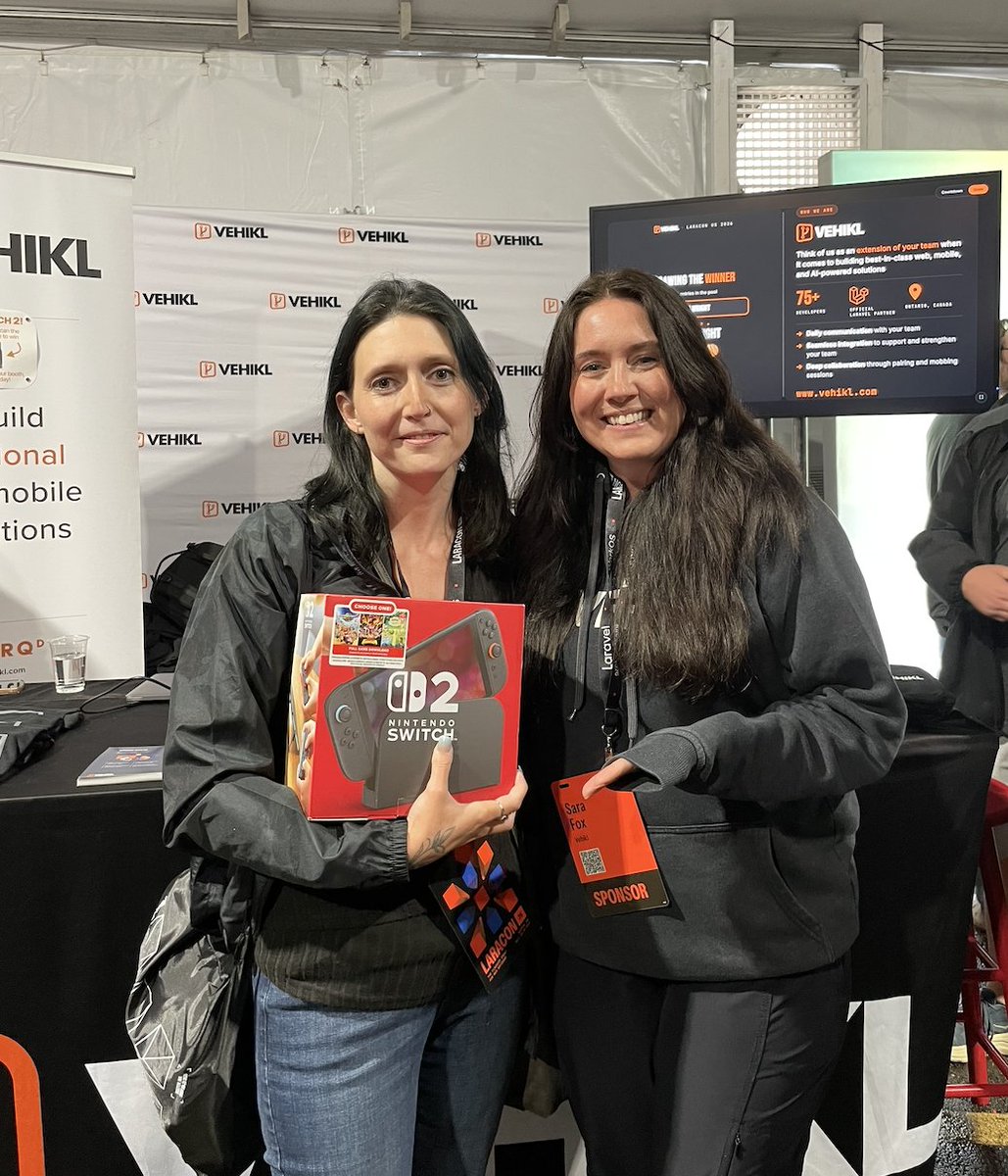 vehikl's tweet photo. Congrats to @DevelopItWright - our Laracon US booth giveaway winner!

Thank you to everyone who stopped by the booth this week!!!

#LaraconUS #Laravel #PHP https://t.co/FaxFHPebF7