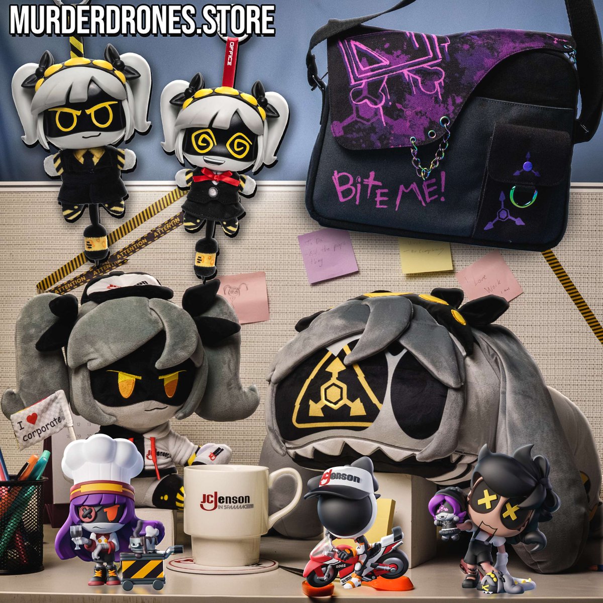 glitch_prod's tweet photo. 3 days until JCJenson destroys the "15% off all Murder Drones items Sale" error in the store. Corporate's not gonna be happy about this one... https://t.co/8lLfNZEeMz