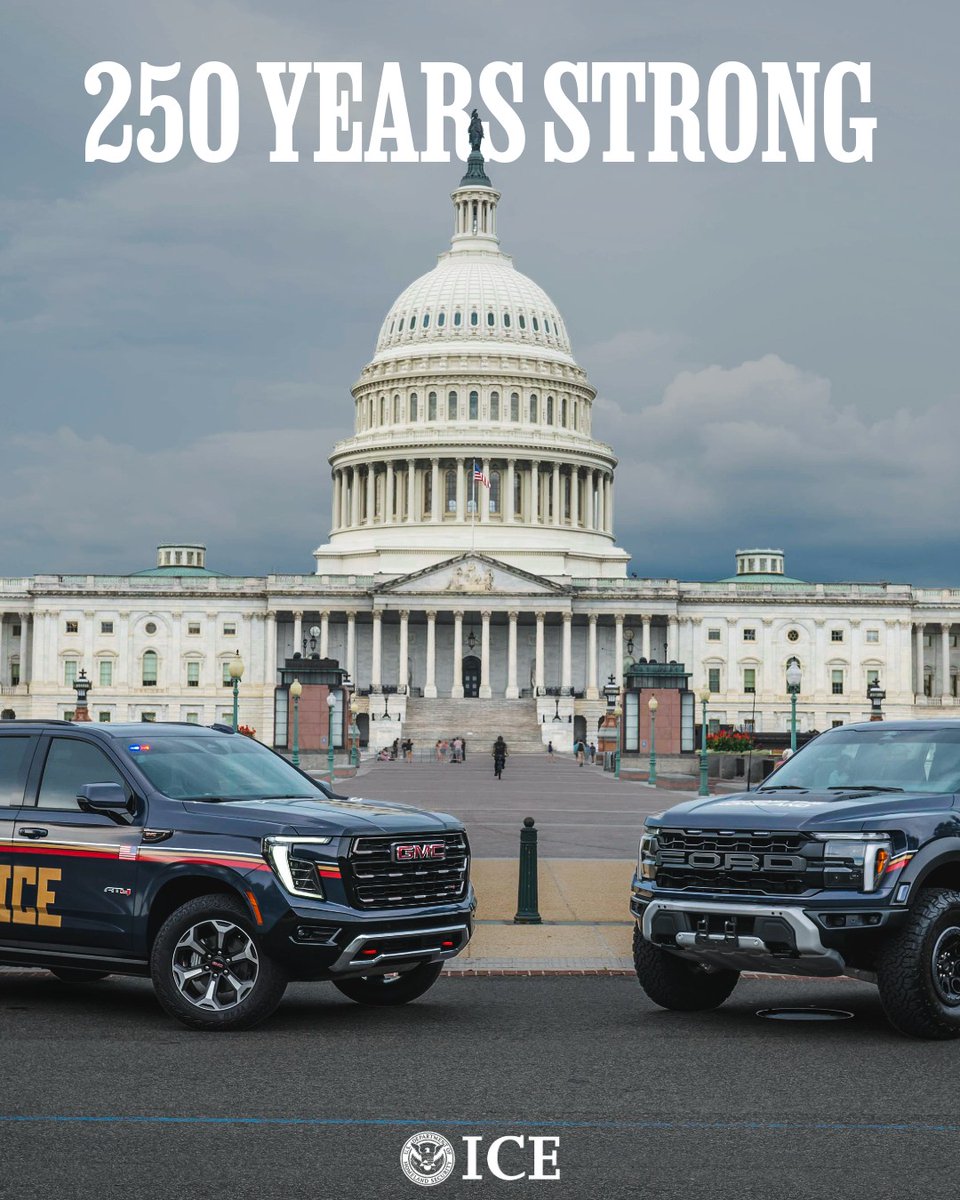 ICEgov's tweet photo. Thanks to the brave men and women of ICE, our Nation stands strong as they work every day to remove illegal aliens from our country. https://t.co/6YcbJnuh6m