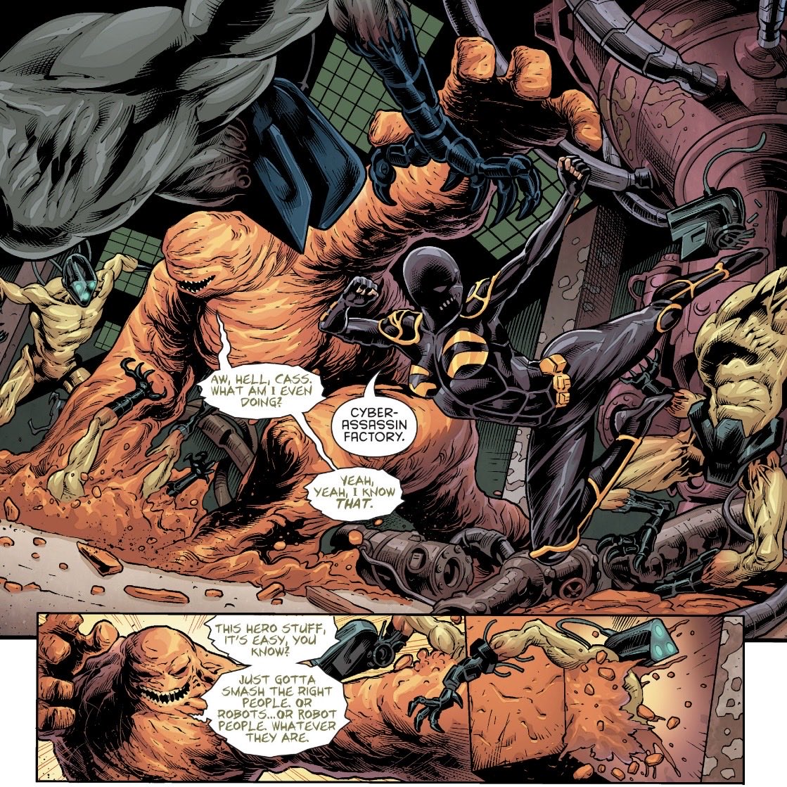 BenJMorse's tweet photo. Clayface and Red Robin are the welcome focus of issue No. 970, but without Orphan and Spoiler as contrast, they don’t shine as bright.
#DCRebirthEraChallenge https://t.co/DxmOxyUG0U