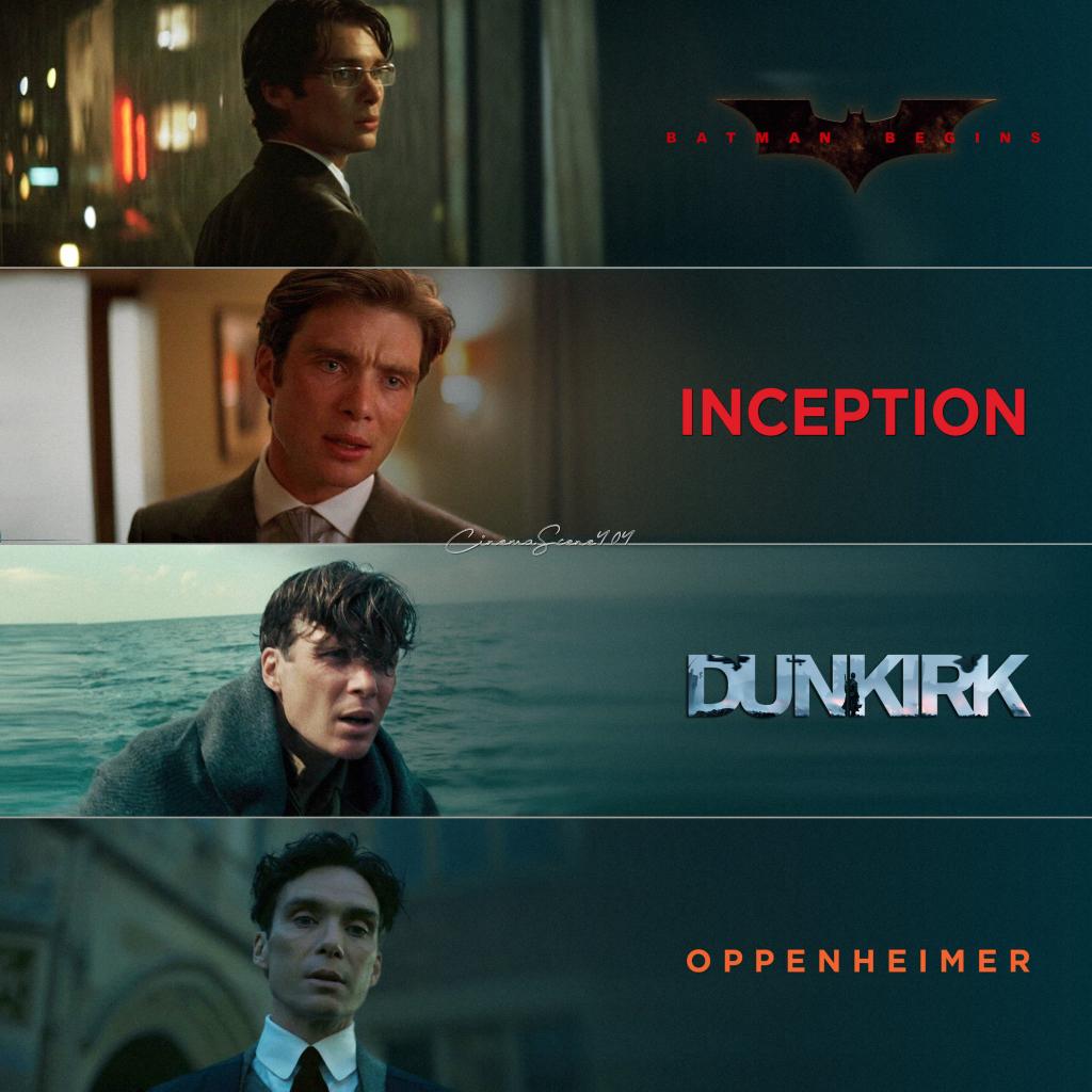 CinemaScene404's tweet photo. Cillian Murphy in Christopher Nolan's films! https://t.co/QX66cTZXVO