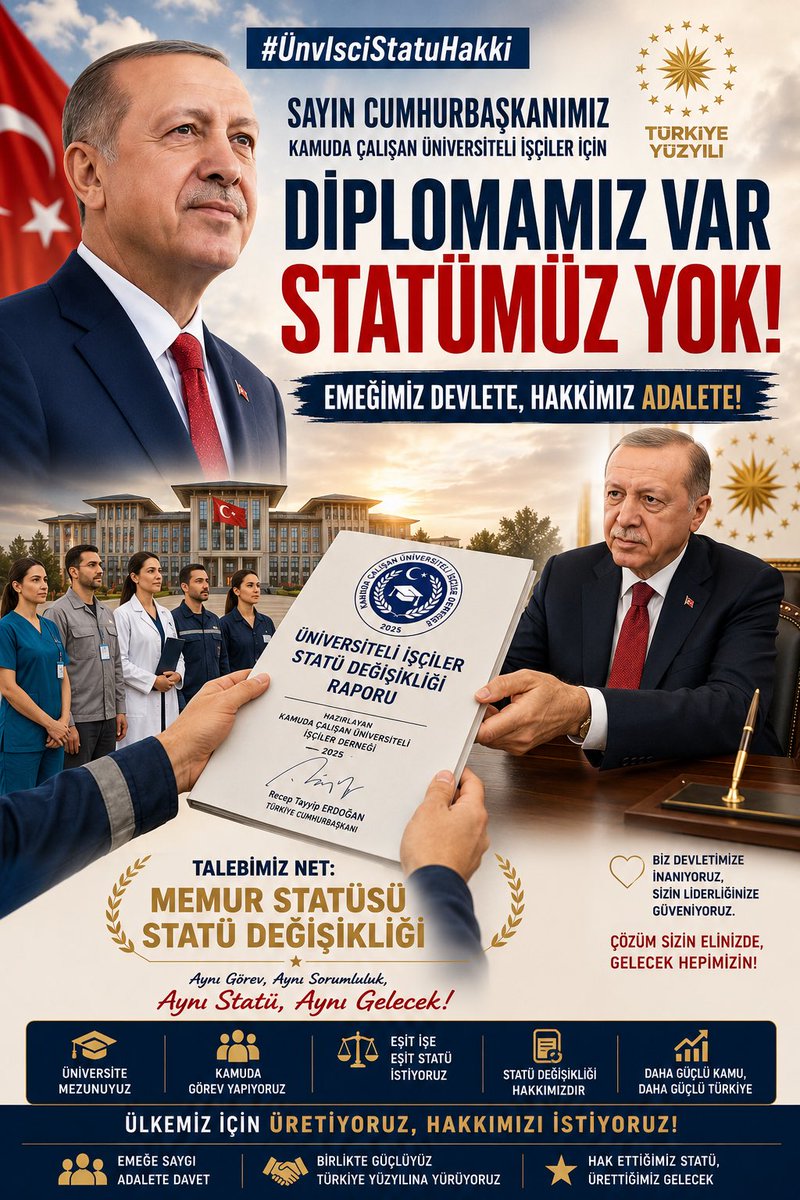 yemretulum's tweet photo. #UnvIsciStatuHakki https://t.co/OL7wQ1az8i