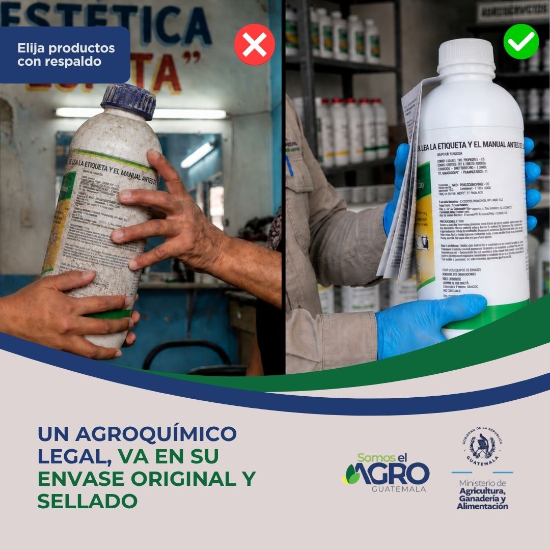 somos_agro's tweet photo. ¡Cuidado con los productos re-envasados! Lo legal siempre viene con envase y etiqueta nuevas.

Los proveedores responsables cuidan la calidad en todo el proceso. https://t.co/4SBkFwjdFS