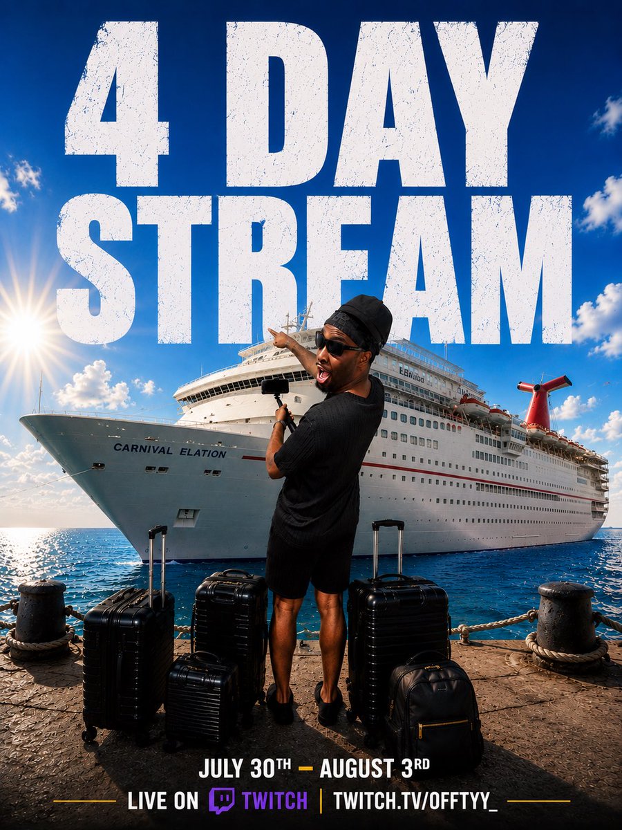 ImOffTyy's tweet photo. Tmmrw We Spark! 4 Days. 96 Hours. Nonstop Content🚢 https://t.co/6IilUK13jG https://t.co/FWLNipdOWa