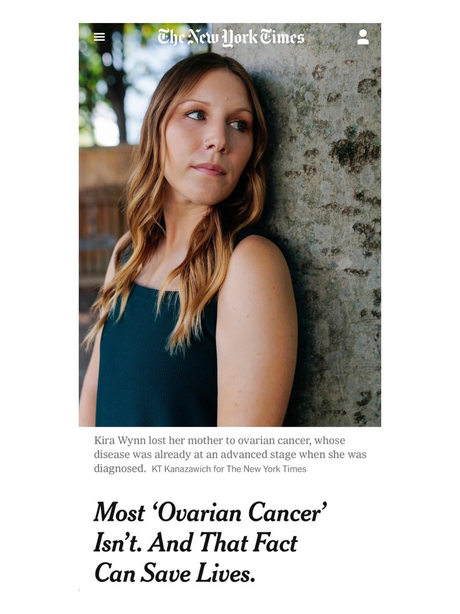 TinasWish's tweet photo. Most ovarian cancer starts in the fallopian tubes, not the ovaries. 

Learn how this discovery is changing prevention in a recent @nytimes article. https://t.co/hyNVFvIdKy https://t.co/SRmkSpPxBr