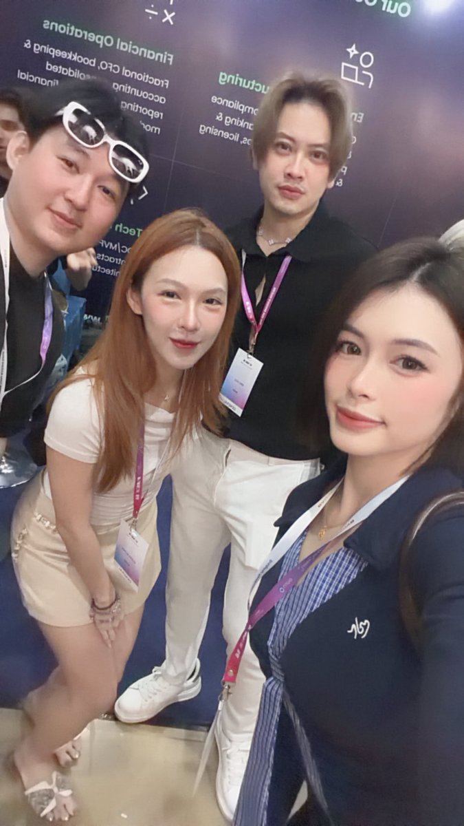 0x0xjasmine's tweet photo. Day 1 at @MalaysiaBCW was packed! 🔥

Checked out the panel on "Can AI Improve Trust Online, or Destroy It Faster?" — great sharing by the speakers on stage 💡
@Didotxyz_  @Goldchau_eth @CoinFerenceX @9CATGROUP @pipat9cat @Syuenart 

Snapped a photo with the @UniversePro_UP team. Huge thanks for the support! Their (all-in-one onchain trading platform)  is definitely worth looking into 🧐

Spent the rest of the time catching up with old friends and brainstorming some cool collabs ahead 🤝