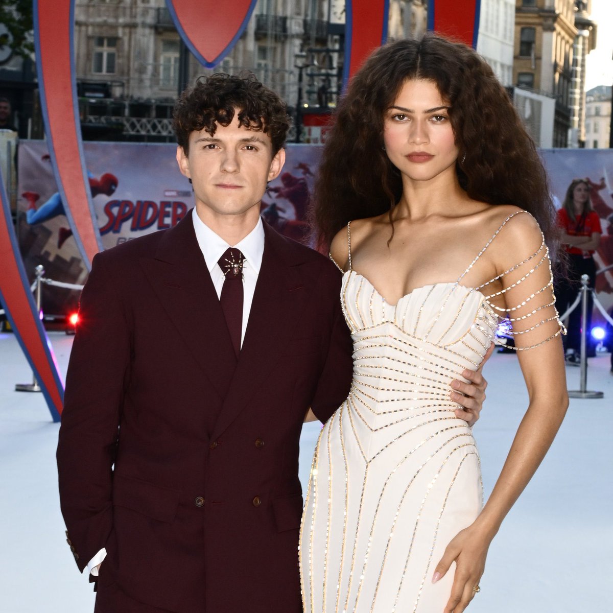 _Margvel's tweet photo. 📸 Tom Holland y Zendaya en la premiere de 'SPIDER-MAN: BRAND NEW DAY' en Londres 🕸️ https://t.co/BGexBiI27H