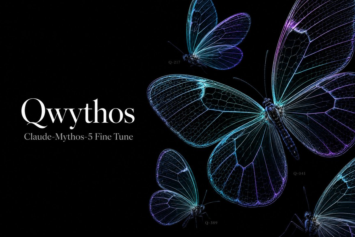 EmperoAI's tweet photo. 🚀 Qwythos-27B-v1 is here! The 27B you've been waiting for.

The bigger sibling to Qwythos-9B. Native MTP head intact, full vision tower, still uncensored, still 1M context. Apache-2.0.

https://t.co/sdX3UupN0H https://t.co/aEqkjz8XBo