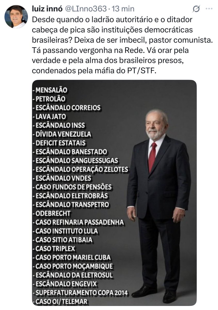 noemerocha's tweet photo. @pedrorousseff 180 mil?  Kkkkkk https://t.co/Eh4FboNPxp
