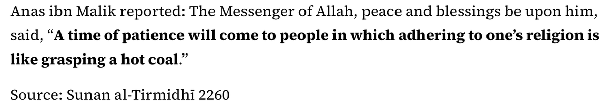 sayfvllah's tweet photo. I find it inappropriate when the ahadith that describe Islam as easy/not burdensome are put forward today. Islam may have been lenient compared to the Israelites but relative to the decadence we live amongst now, any sincere application of Islam would require gruelling resolve. https://t.co/AT83Fe4rz1