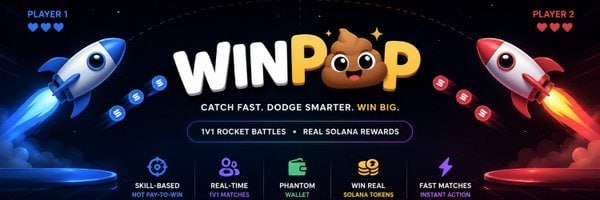 madapescall's tweet photo. Pinksale (SOL) WinPoop 

@WinPoopOfficial Pinksale going live soon. Ad always do your own research.

"WinPoop is live 1v1 arena where your skill decides how much you steal from your opponent.
📊 Already proven (week 1, organic):
→ 1,000+ players
→ 400+ matches

👁 How it works:
→ 1v1 match, you steal tokens from your opponent by outplaying them
→ Loser pays nothing
→ Any SPL token can get its own dedicated arena
→ 100% free for memecoin communities to integrate" 

Presale funds go straight into product upgrades & partner arenas, Multichain expansion and marketing after launch" 

https://t.co/vIUaTJkA4U

https://t.co/yD0vDSI3c9
https://t.co/0ptWRxT84S
https://t.co/xAjkOLfz0p
