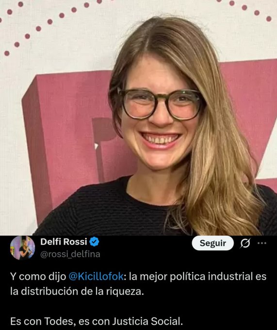 abrilcba_'s tweet photo. Esta es Delfina Rossi, cobra 31 millones como directora del banco Ciudad. Parásito https://t.co/QawcggRiWy