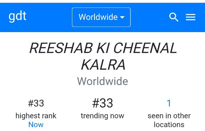 priyajain181's tweet photo. BIG BREAKING 

3RD TAGLINE ALSO TRENDING 
REESHAB KI CHEENAL KALRA AT 33 
TREND WORLDWIDE 

"YOGANKSHA KA MOOT RISHYA" https://t.co/lOqideN8iV