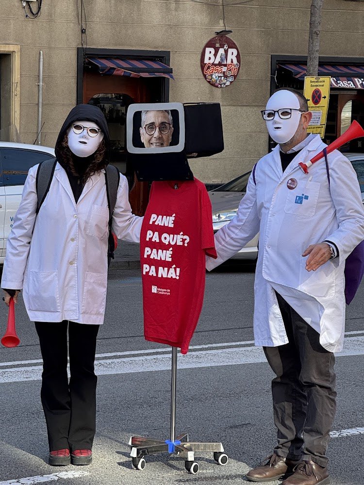 JamairalJess's tweet photo. @salutcat @AlbertDalmau #olgapané @salutcat
#VagaMetges #sanitat
🩺🚧Les metgesses i els metges esperem el seu suport davant de les mantingudes reivindicacions i el menyspreu de la ministra de sanitat @Monica_Garcia_G @sanidadgob .
🚨La #sanitat en crisi com mai 🚨
#Catalunya #España https://t.co/RK33dV9MbT