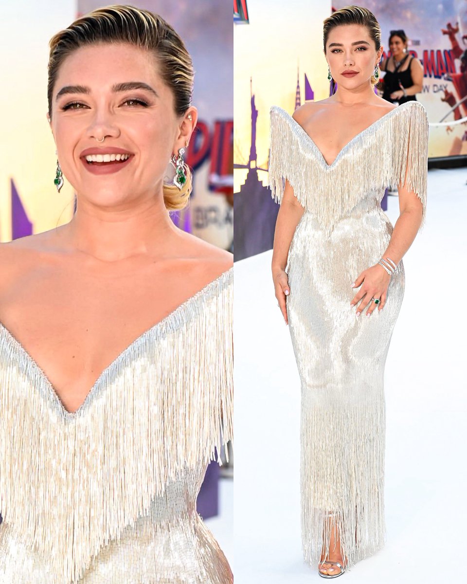 _filmcrave's tweet photo. Florence Pugh photographed at the ‘SPIDER-MAN: BRAND NEW DAY’ London premiere. 📷 https://t.co/WlHnVJIeFz