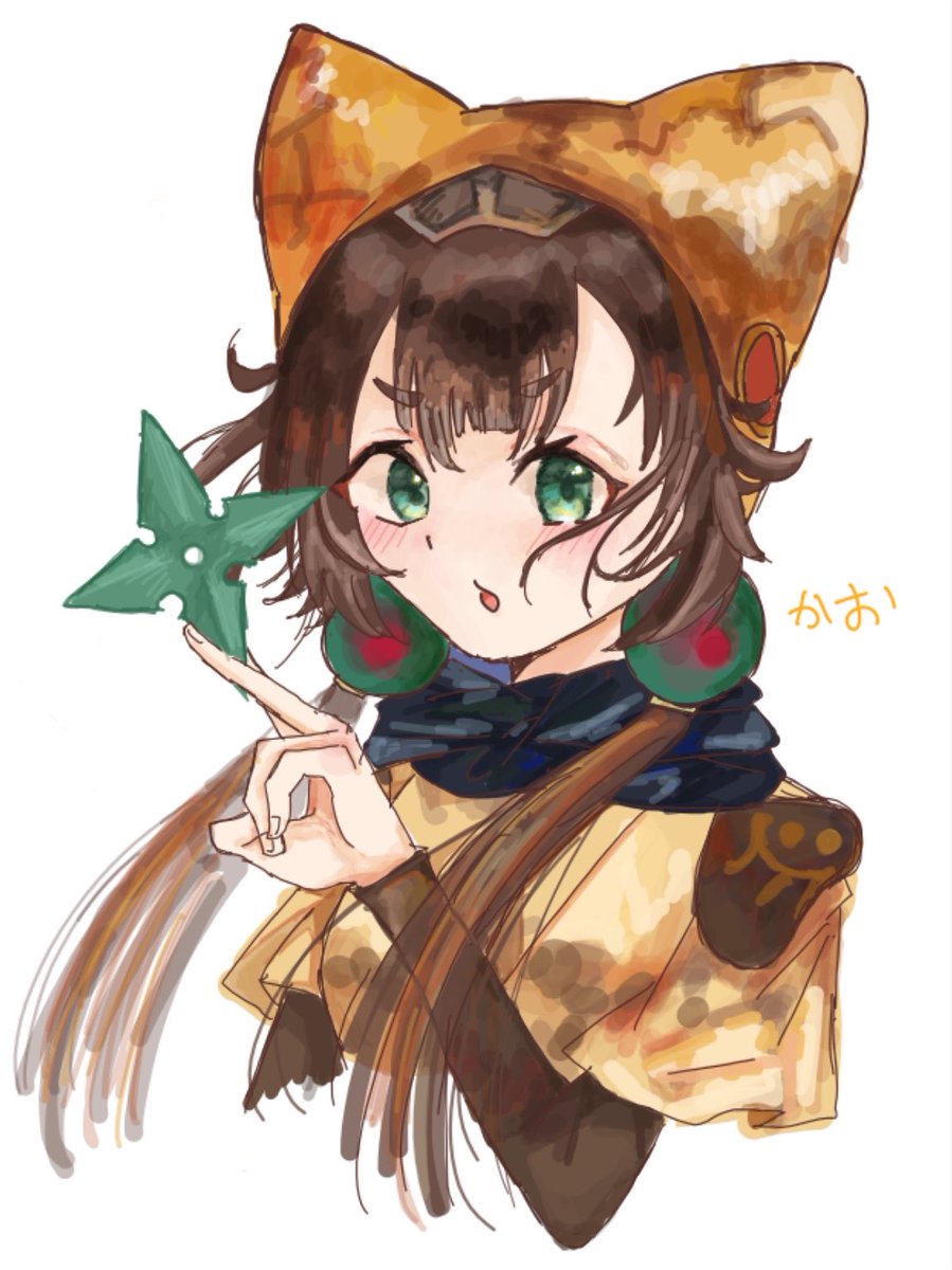 Kao_artspace's tweet photo. ミラさんのところの絵チャにお邪魔させていただきました！アサヒちゃんです！！ https://t.co/8Oh9hV8NJ7