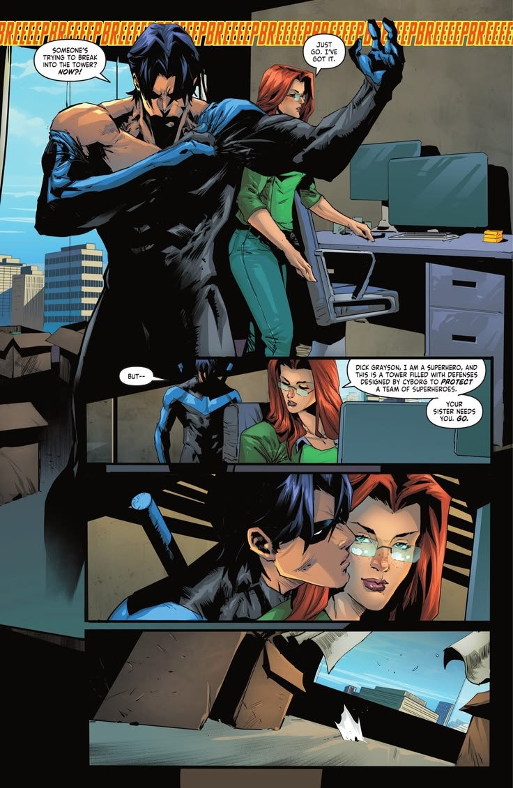 NicoleTerese2's tweet photo. No matter the universe, Dick Grayson will always answer the call. That's what makes him a hero.🖤💙
#Nightwing #DickGrayson #AbsoluteNightwing #AbsoluteDC #DCComics #DCUniverse #BatmanFamily #BatFamily #Robin #Bludhaven #TeenTitans #Titans #ComicBooks #ComicPanels #ComicCommunity https://t.co/apLcQ5dzgv