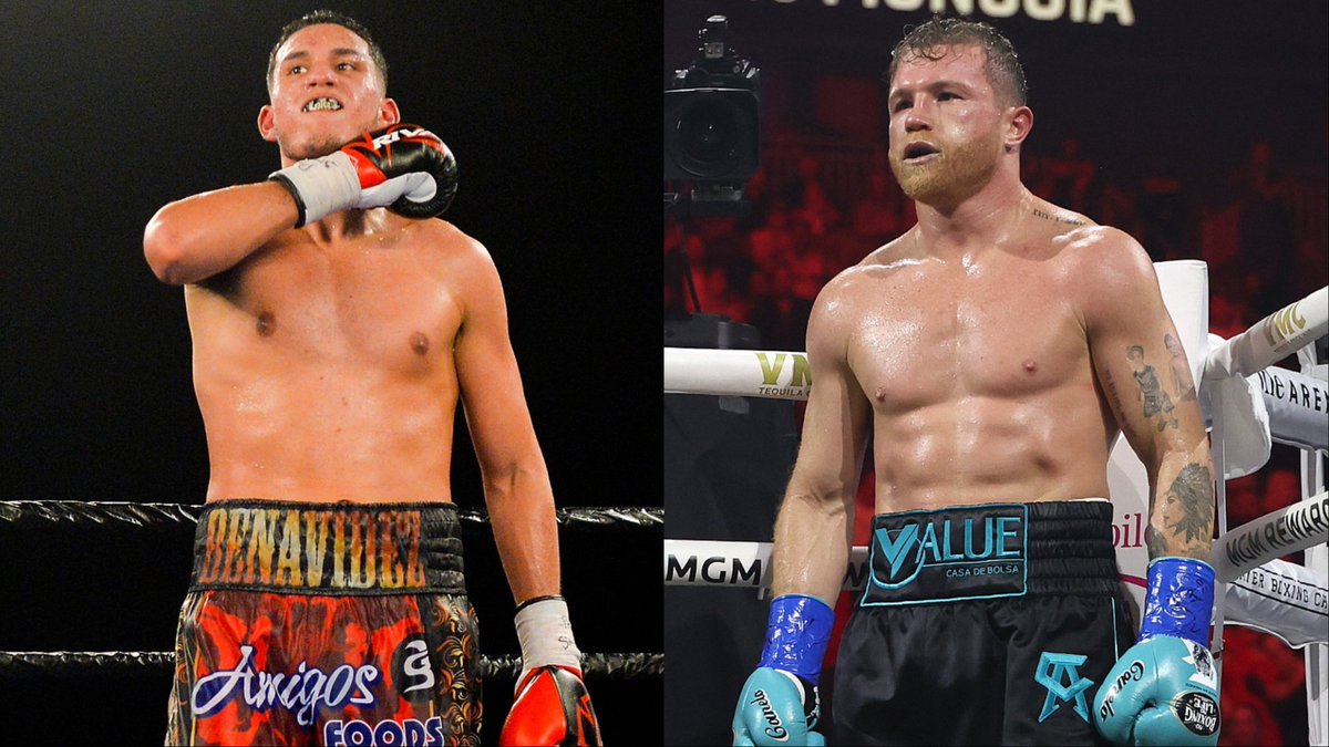DailyBrief_X's tweet photo. 🚨 Canelo explains why he never fought David Benavidez at 168

Canelo says the timing was right when they were both at super-middleweight, but Benavidez wasn’t a world champion yet. 

“If he would have been a champion at that point, that was the correct time to do the fight.” https://t.co/0yoRytFbhe
